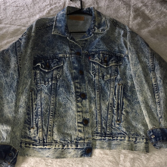 Vintage Oversized Levi Jean Jacket - Picture 1 of 7